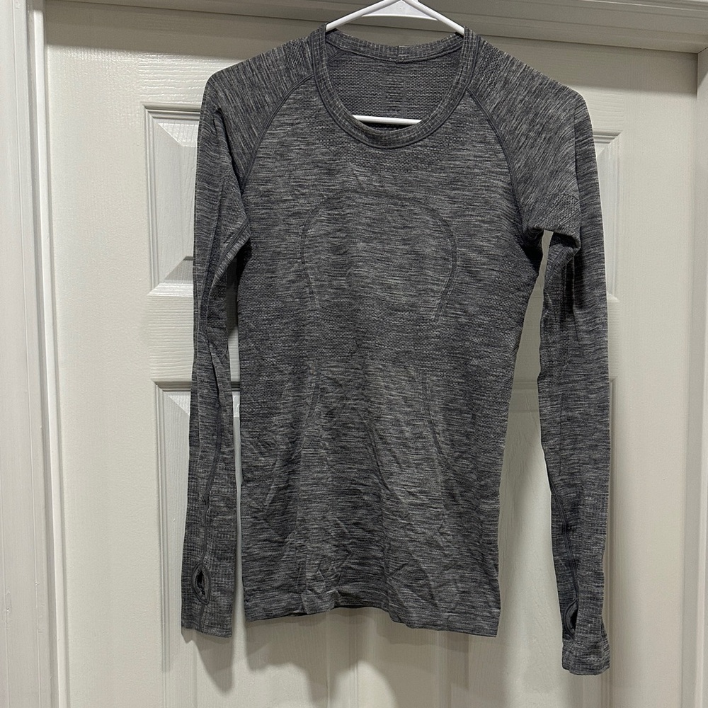 Lululemon Swiftly Tech long sleeve - light Heather gray